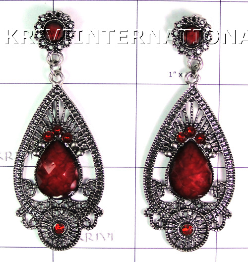 KELL11C43 Beautifully Handcrafted Costume Jewelry Earring
