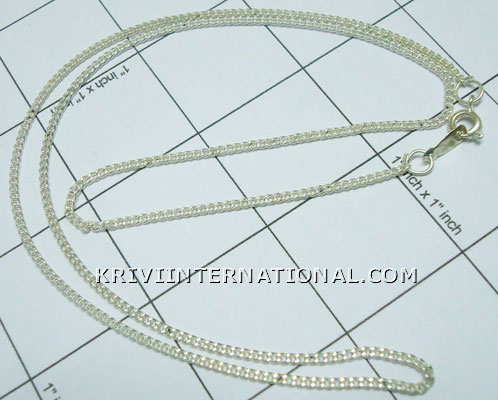 KNLK01026 Elegant Indian Jewelry Silver Look Chains