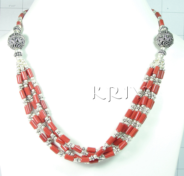 KNLL09006 Lovely German Silver Necklace