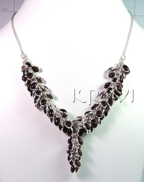 KNLL09A01 Beautiful German Silver Necklace