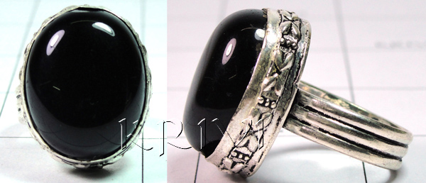 KRLL09003 Wholesale German Silver Gemstone Ring