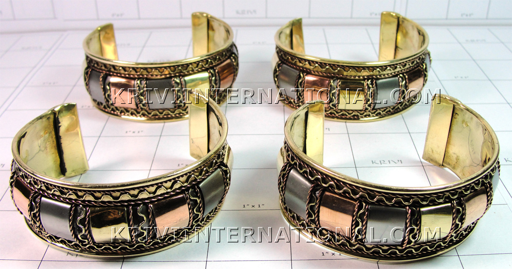 KWLL11001 Value Pack of 5 pc Metal Cuff Bracelets