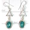 KELL09A02 Turquoise German Silver Earring