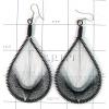 KELL09A32 Imitation Jewelry Feather Design Earring
