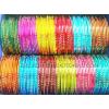 KKKT06040 12 dozen bangles in 12 different colours with handiwork