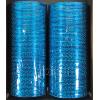 KKLL10C04 12 Dozen Blue Metallic Bangle Choori 