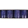 KKLL10E02 12 Dozen Blue Metallic Bangles Choori with Glitter Handiwork