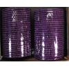 KKLL10K03 8 Dozen Purple Metal Bangles Choori with Glitter Handiwork