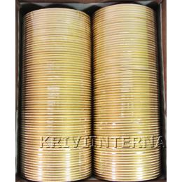 KKLL09C06 12 Dozen Gold Metallic Bangle 