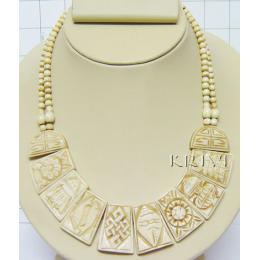 KNKS06008 Beautiful Bone Jewelry Necklace