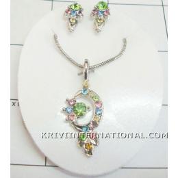 KNLK06001 Fine Quality Costume Jewelry Necklace Set