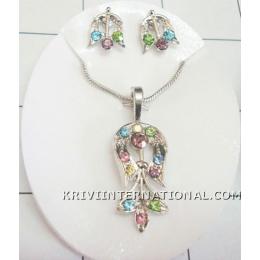 KNLK06004 Versatile Necklace Earring Set