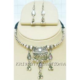 KNLK08011 Versatile Necklace Earring Set