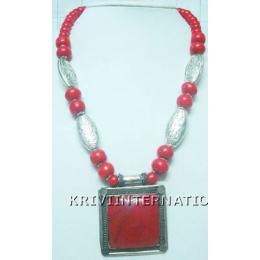 KNLK09003 Beautifully Crafted Costume Jewelry Necklace 