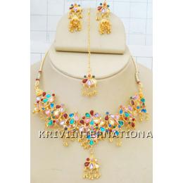 KNLK12002 Unique Fashion Jewelry Necklace Set