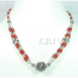 KNLL09004 Fine Quality German Silver Necklace