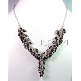KNLL09A01 Beautiful German Silver Necklace 