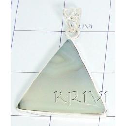 KPLL09037 High Quality White Metal Onyx Pendant