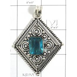KPLL09172 Beautiful White Metal Jewelry Pendant