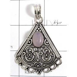 KPLL09179 Exclusive Design White Metal Jewelry Pendant