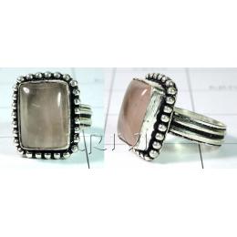 KRLL09001 Fashionable German Silver Gemstone Ring