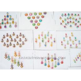 KWLK08004 Wholesale Lot of 50 packs of stones studded bindis