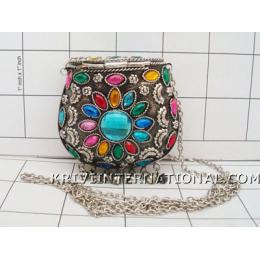 KWLL01001 Wholesale Lot of 5 pc Metal Jewelry purses