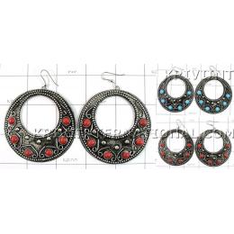 KWLL09072 Wholesale lot of 15 pair of Metal Earrings