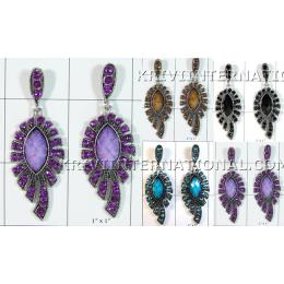 KWLL09074 Wholesale lot of 10 pair Designer Hanging Earring