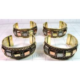 KWLL11001 Value Pack of 5 pc Metal Cuff Bracelets
