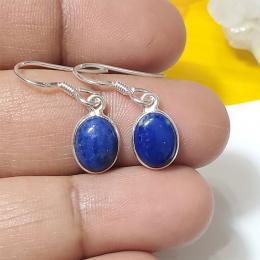 SAEMK08020 Newly Handmade Design Lapis Lazuli Gemstone Earrings 925 Sterling