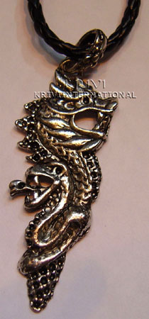 KPKQ08005 Dragon Pendant With Black Thread