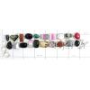 KBLL09001 German Silver Mix Gemstone Bracelet