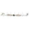 KBLL09A05 Lovely White Metal Jewelry Bracelet