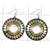 KELL09018 Elegant Fashion Jewelry Disc Earring