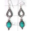 KELL09A01 Turquoise German Silver Earring