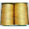 KKLK01004 8 dozen golden coloured metallic bangles with golden glitter work