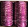 KKLL09C01 8 Dozen Pink Metallic Bangles with Glitter Handiwork