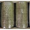 KKLL09C02 8 Dozen Green Metal Bangles with Antic & Shimmer Work