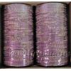 KKLL09H03 8 Dozen Purple Metallic Bangles with Glitter Handiwork