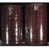 KKLL10M03 8 Dozen Maroon Metal Bangles Choori with Glitter Handiwork