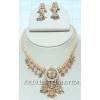 KNKT06016 Indian Jewelry Necklace Earring Set