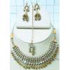 KNLK04010 Indian Designer Necklace Earring Set