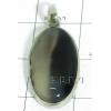 KPLL08001 Beautiful Onyx White Metal Pendant