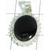 KPLL08005 Luxirious White Metal Onyx Pendant