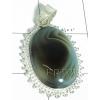 KPLL08008 Amazing White Metal Onyx Pendant