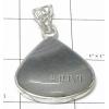 KPLL08027 Lovely White Metal Onyx Pendant