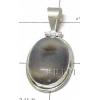 KPLL08029 Luxirious White Metal Onyx Pendant