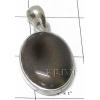 KPLL08040 Fashionable White Metal Onyx Pendant