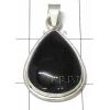 KPLL08043 Genuine White Metal Onyx Pendant